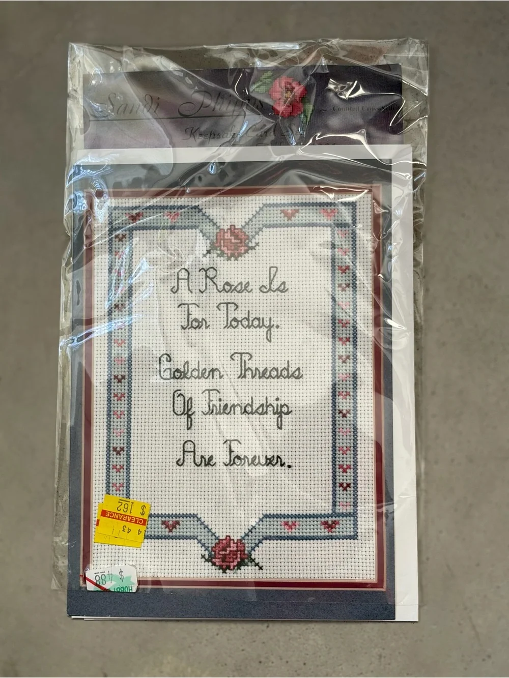 Sandi Phipps Cross Stitch Keepsake Cards Lot 2